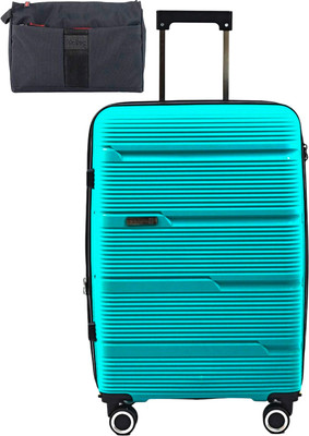 Чемодан на колесах PRIDE РР-203 (S, бирюзовый, с органайзером)