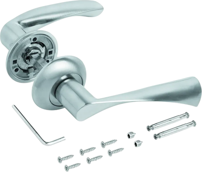 Ручка дверная Аллюр Galileo farsighted Diona (матовый хром)