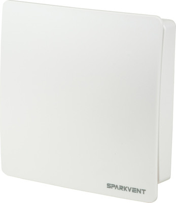 Вентилятор накладной Sparkvent С коротким патрубком MZ-100 HW / MZ04D-W (датчик влажности, белый матовый)