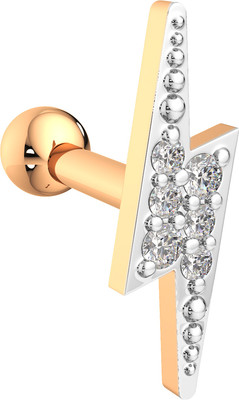 Пирсинг из розового золота ZORKA 710041.14K.R (c фианитами)