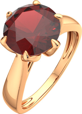 Кольцо из розового золота ZORKA 2S50253.14K.R (р.18, с гранатом)