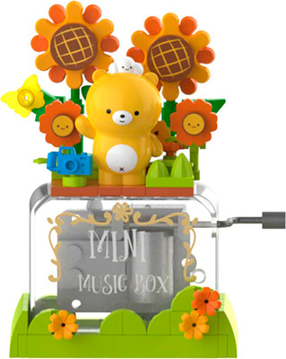 Конструктор Jaki Музыкальная шкатулка с мишкой / JK6202