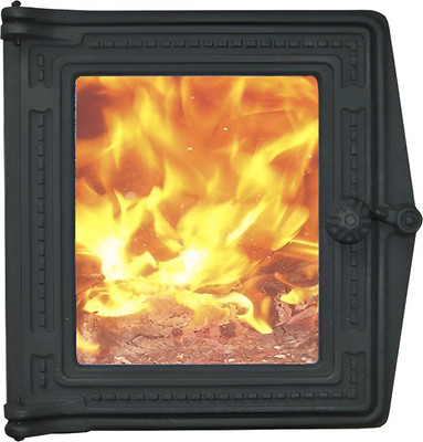 Дверца печная Литком ДТ-4С (Р) 25х28 (крашеная)