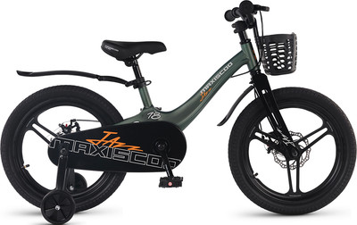 Детский велосипед Maxiscoo Jazz Pro 18 2026 / MSC-J1854P (зеленый матовый, разобранный, в коробке)