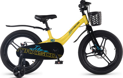 Детский велосипед Maxiscoo Jazz Pro 18 2026 / MSC-J1855P (желтый матовый)