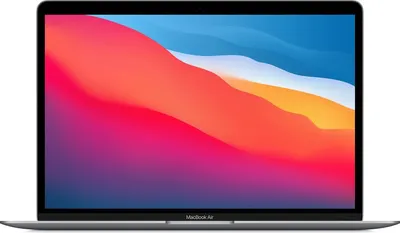 Ноутбук Apple MacBook Air 13" M1 2020 256GB MGN63 / A2337 (серый космос, с переходником)