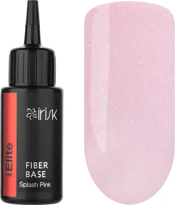 База для гель-лака IRISK Elite Fiber Base армирующая тон 07 Splash Pink (50мл)