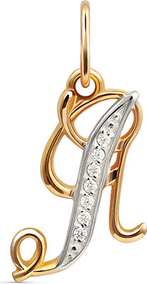 Подвеска из желтого золота Кристалл CJ39700226773 (с фианитом)