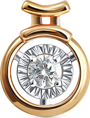 Подвеска из желтого золота Кристалл CJ56400226773 (с фианитом)