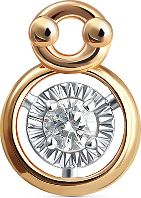 Подвеска из желтого золота Кристалл CJ54200226773 (с фианитом)