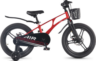 Детский велосипед Maxiscoo Air Pro 18 2026 / MSC-A1853P (красный, разобранный, в коробке)
