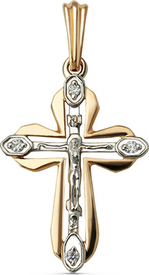 Подвеска из желтого золота Кристалл CL15300226773 (с фианитом)