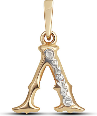 Подвеска из желтого золота Кристалл CM88900226773 (с фианитом)