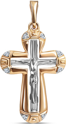 Подвеска из желтого золота Кристалл CN19400226773 (с фианитом)