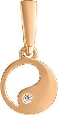 Подвеска из желтого золота Кристалл CN40600226773 (с фианитом)