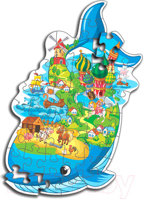 Пазл Topgame Чудо-юдо Рыба-кит / 01497 (40эл)