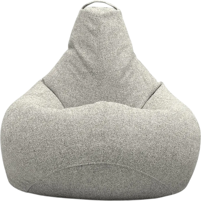 Бескаркасное кресло BeanBag Груша XXXL / GVP-130x95-01 (рогожка 01 Tofu)