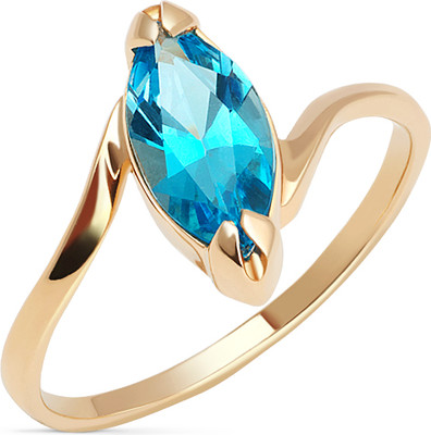 Кольцо из желтого золота Кристалл C877500226773 (р.19, с топазом)