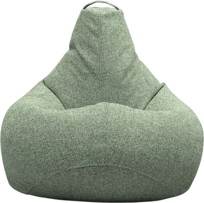 Бескаркасное кресло BeanBag Груша XXXXL / GVP-140x100-08 (рогожка 08 Mint)