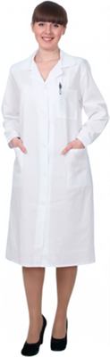 Халат рабочий Кукамед Женский ХАЛ-101 (р.48-50/170-176, белый)
