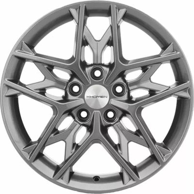Литой диск Khomen KHW1709 Sportage 17x7" 5x114.3мм DIA 67.1мм ET 48.5мм (Gray)