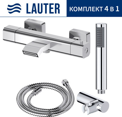 Смеситель Lauter Comfort 21YH40400 с лейкой Relexa Lily 21S10048