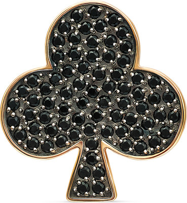 Брошь из желтого золота Кристалл CH76600226773 (с фианитом)