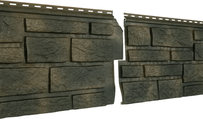 Сайдинг Ю-Пласт (ПВХ).0290.Н. Стоун-Хаус С-Лок Таганай (1.95м, таежный)