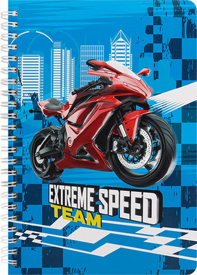 Блокнот Darvish Красный мотоцикл / DV-15938-4 (60л)