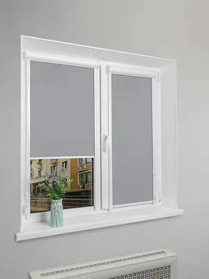 Рулонная штора кассетная Sundays Home UNI-2 LM 68-07 57x160 (светло-серый, правая)