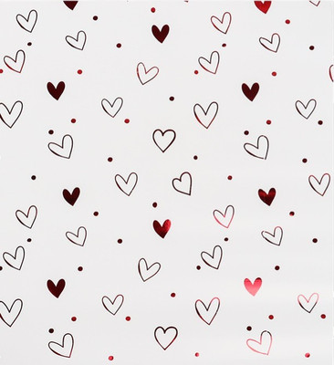 Набор бумаги для оформления подарков Darvish Сердца / DV-15884 (3шт)