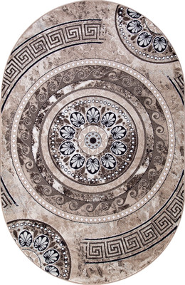 Ковер Merinos Valencia Deluxe d300-OVAL-BROWN (2.5x5)