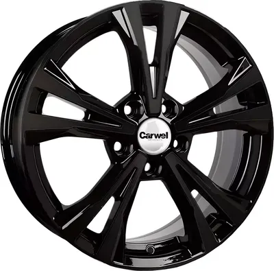 Литой диск Carwel Самро 17x7" 5x114.3мм DIA 66.1мм ET 40мм BK