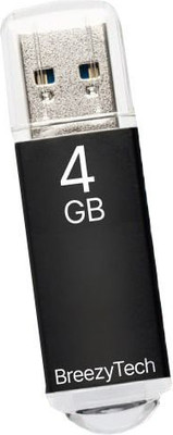 USB flash накопитель BreezyTech U016 4GB (черный)