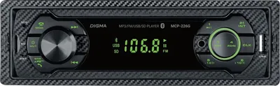 Бездисковая автомагнитола Digma MCP-226G