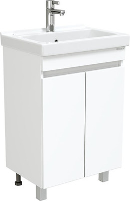 Тумба с умывальником Onika Милтон Квадро 55 105561 + Santeri Визит 131153S0011B0