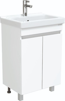 Тумба с умывальником Onika Милтон Квадро 55 105562 + Santeri Визит 131153S0011B0