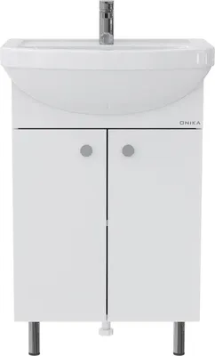 Тумба с умывальником Onika Крит-Эко 52.10 105206 + Santeri Акватон 131201S0011B0