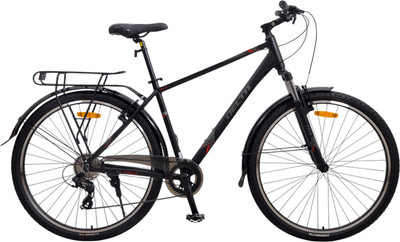 Велосипед DeltA City Pro 28 / CITY PRO M28.19.BK (28, черный, разобранный в коробке)