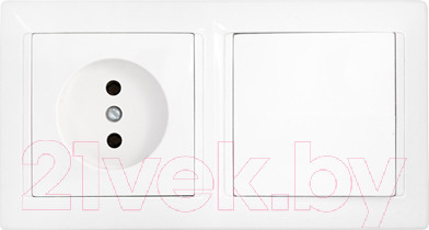 Блок выключатель+розетка Bylectrica Стиль В-РЦ-685
