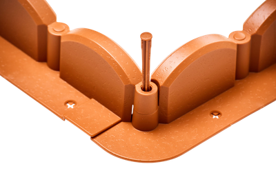 Бордюр садовый Мастер Сад Волна МС Б-43.09.09-ПП / 82652-Т-Короб