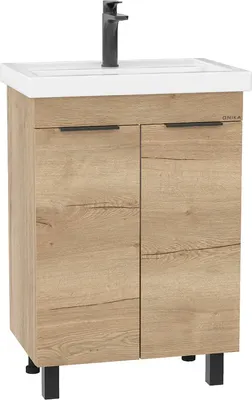 Тумба с умывальником Onika Легран 70 напольная 107067 + Kirovit Фостер 70