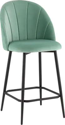 Стул барный Stool Group Логан SN / LV-121-Ca-01P-01 (велюр фисташковый)