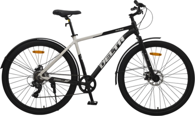 Велосипед DeltA Titan 29 / TITAN29.21.BK-WT (29, черный/белый, разобранный в коробке)