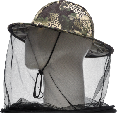 Накомарник для охоты и рыбалки Huntsman Антигнус c кольцом Зеленый питон Смесовая (р.60)