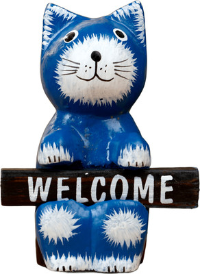 Статуэтка Sima-Land Кот с табличкой Welcome 10615578