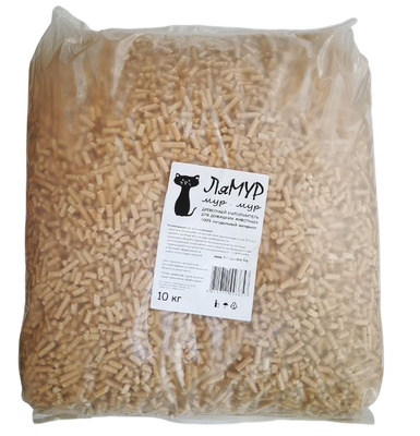Наполнитель для туалета ЛяМУР Древесный (10кг)