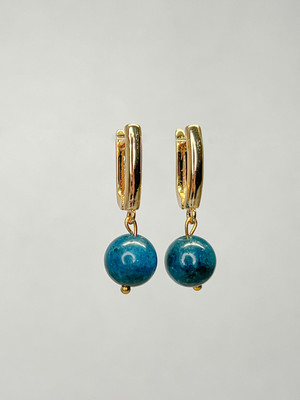 Серьги Wolves Апатит Позолота 1761