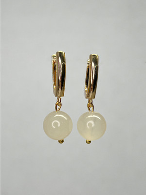 Серьги Wolves Оникс Позолота 1833 (мраморный)