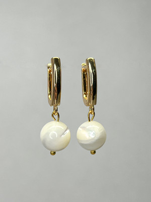 Серьги Wolves Перламутр Позолота 1839